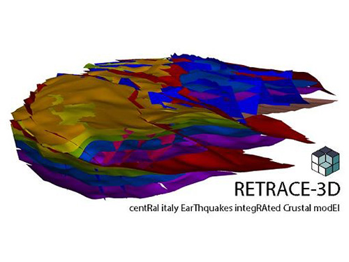 Sisma 2016, modello geologico 3D dell'area dell'Italia centrale