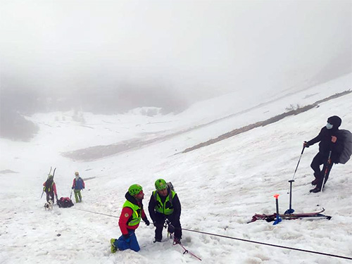 Terminillo: coppia di escursionisti bloccata, a salvarli ci pensa il Soccorso Alpino