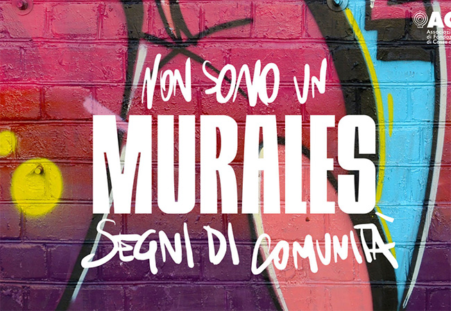 Giornata Europea delle Fondazioni, a Rieti l'evento 'Non sono un murales'