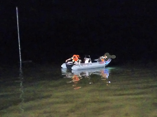 Lago del Salto, i Pompieri soccorrono due pescatori